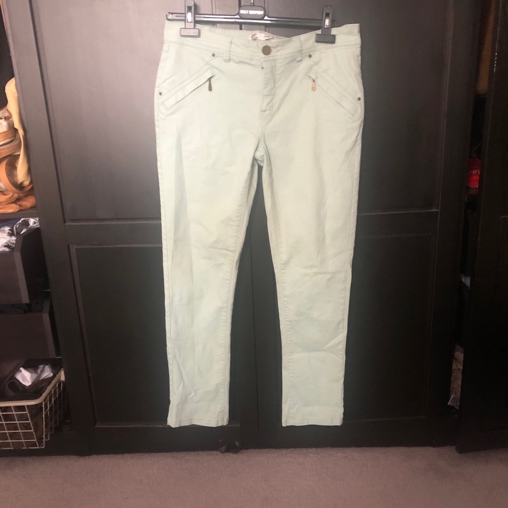 Mint sorbet jeans